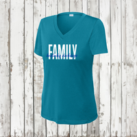 KYDD Family Ladies' Performance V-Neck Tee