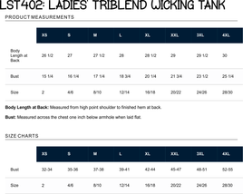 SMDD L2NL Ladies' Triblend Wicking Tank