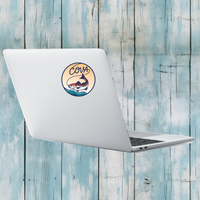 Fly Women 3.5" Round Stickers