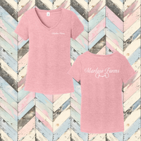 Marlaw Farms Ladies' Triblend V-Neck Tee