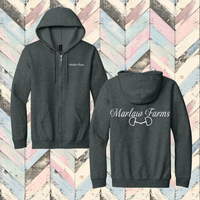 Marlaw Farms Full Zip Hooded Sweatshirt