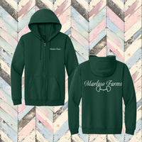 Marlaw Farms Full Zip Hooded Sweatshirt