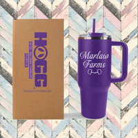 Marlaw Farms 40oz Tumbler w/ Handle