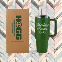 Marlaw Farms 40oz Tumbler w/ Handle