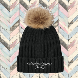 Marlaw Farms Knit Pom Beanie