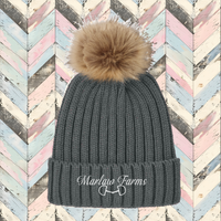 Marlaw Farms Knit Pom Beanie