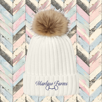 Marlaw Farms Knit Pom Beanie