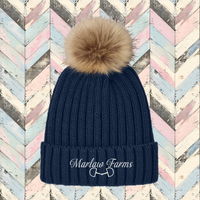 Marlaw Farms Knit Pom Beanie