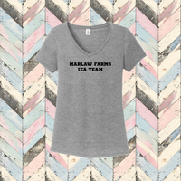 Marlaw Farms Ladies' Triblend V-Neck Tee