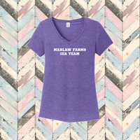 Marlaw Farms Ladies' Triblend V-Neck Tee