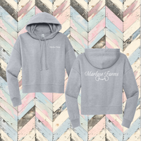 Marlaw Farms Ladies' Crop Pullover Hoodie