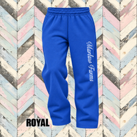 Marlaw Farms/IEA Team Adult Open Bottom Sweatpants with Pockets