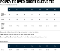 SCPW Adult Tie Dye Short Sleeve Tee