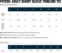 SCPW Adult Short Sleeve Triblend Tee
