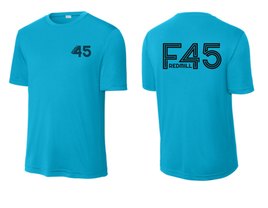 F45 Retro Performance Tee (Electric Blue)