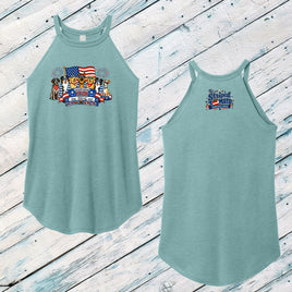 The Pawsuit of Big Air Ladies' Rocker Tank