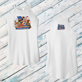 The Pawsuit of the Perfect Catch Ladies' Rocker Tank