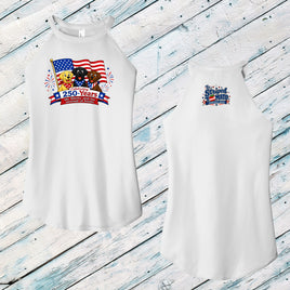 The Pawsuit of Treats Ladies' Rocker Tank