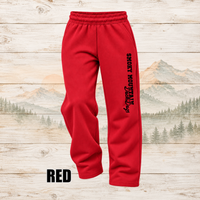 SMDD Adult Open Bottom Sweatpants with Pockets