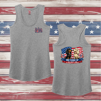 Pawsuit of Yappiness Ladies' Triblend Racerback Tank