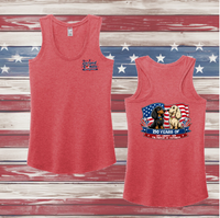 Pawsuit of Yappiness Ladies' Triblend Racerback Tank
