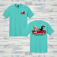 The Striped Tomato Adult Short Sleeve Triblend Tee