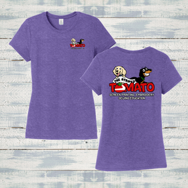 The Striped Tomato Ladies' Triblend Tee