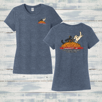 The Striped Tomato Ladies' Triblend Tee