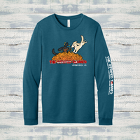 The Striped Tomato Adult Soft Blend Long Sleeve Tee