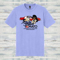 The Striped Tomato Adult Short Sleeve Triblend Tee