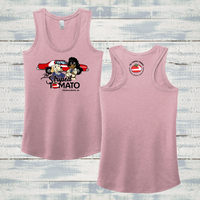 The Striped Tomato Ladies' Triblend Racerback Tank