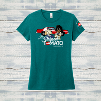 The Striped Tomato Ladies' Triblend Tee