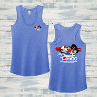 The Striped Tomato Ladies' Triblend Racerback Tank