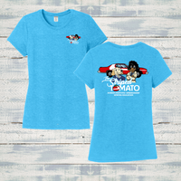 The Striped Tomato Ladies' Triblend Tee