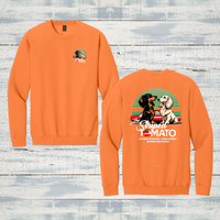 The Striped Tomato Adult Soft Style Crewneck Sweatshirt