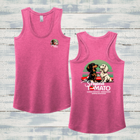 The Striped Tomato Ladies' Triblend Racerback Tank