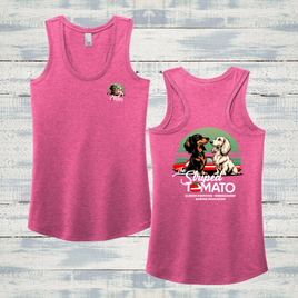 The Striped Tomato Ladies' Triblend Racerback Tank