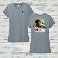 The Striped Tomato Ladies' Triblend Tee