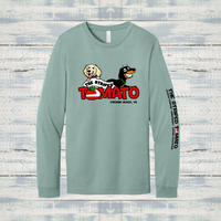 The Striped Tomato Adult Soft Blend Long Sleeve Tee