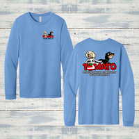 The Striped Tomato Adult Soft Blend Long Sleeve Tee