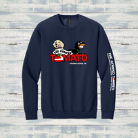 The Striped Tomato Adult Soft Style Crewneck Sweatshirt