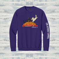 The Striped Tomato Adult Soft Style Crewneck Sweatshirt