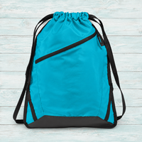 KYDDWC26 Zip It Drawstring Bag