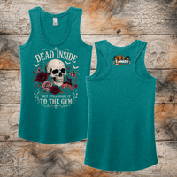 FF: Dead Inside Ladies' Triblend Racerback Tank