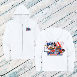 The Pawsuit of Agility Adult Full Zip Hooded Sweatshirt