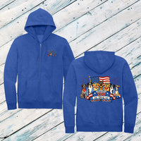 The Pawsuit of Big Air Adult Full Zip Hooded Sweatshirt