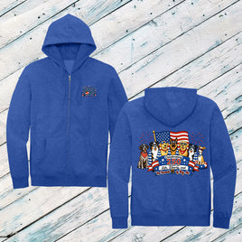 The Pawsuit of Big Air Adult Full Zip Hooded Sweatshirt