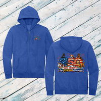 The Pawsuit of the Scent Adult Full Zip Hooded Sweatshirt