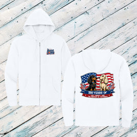 The Pawsuit of Yappiness Adult Full Zip Hooded Sweatshirt
