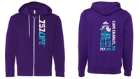 757LIFE Cape Charles Lighthouse Full Zip Hoodie